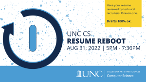 Resume Reboot flyer, event details and registration below.