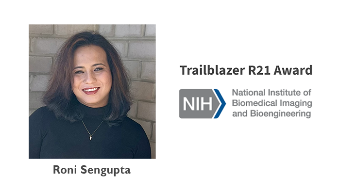 Roni Sengupta received the NIH Trailblazer Award